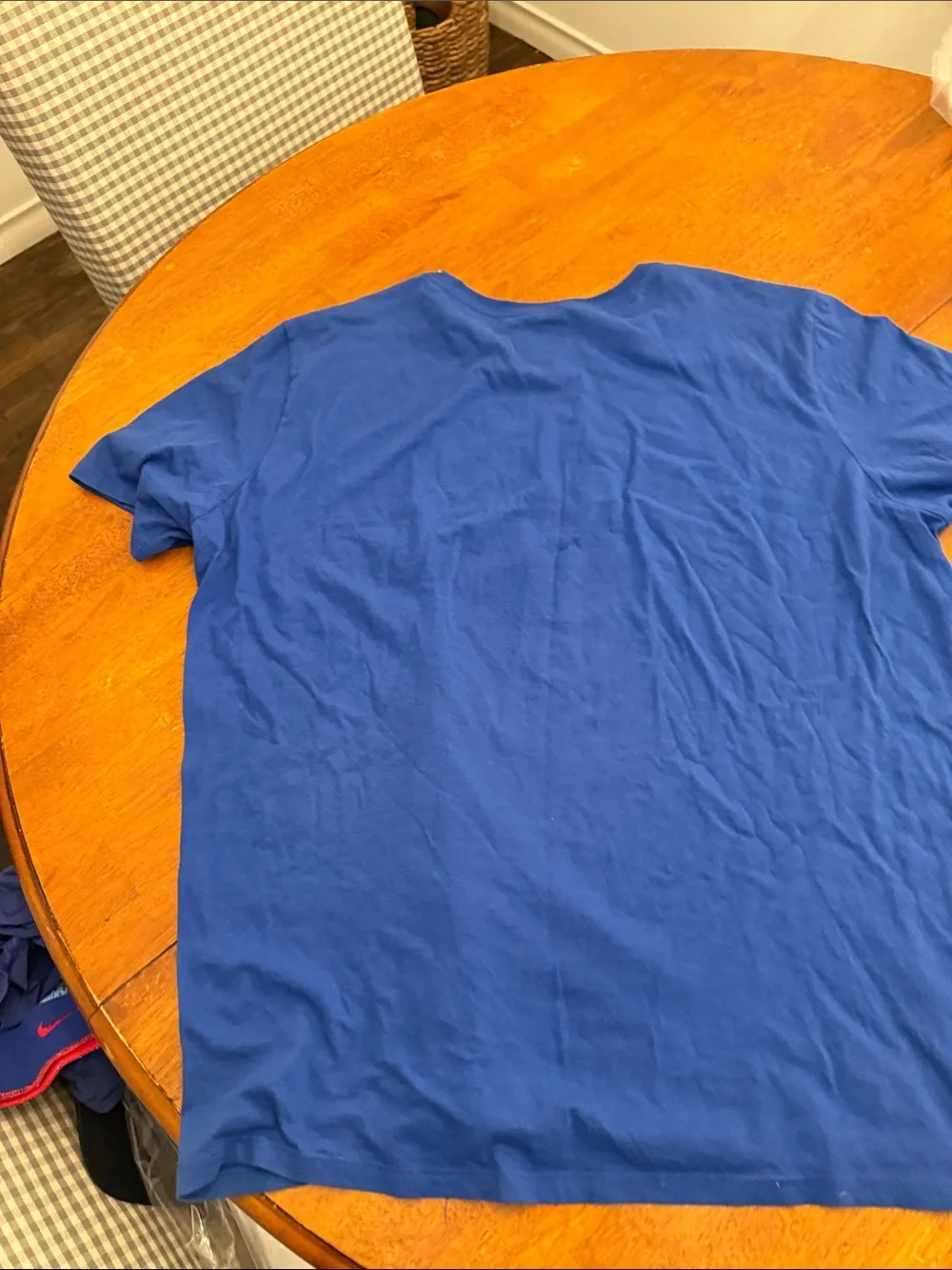 Nike Men's Blue 'TOO FLY' Graphic Short Sleeve Tee